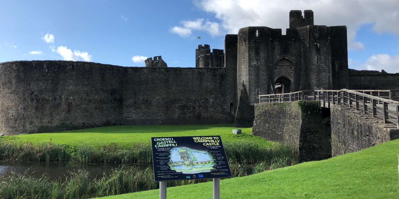 are dogs allowed in caerphilly castle