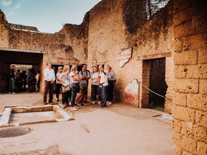 De Nápoles: Excursão sem Fila a Herculano com Arqueólogo