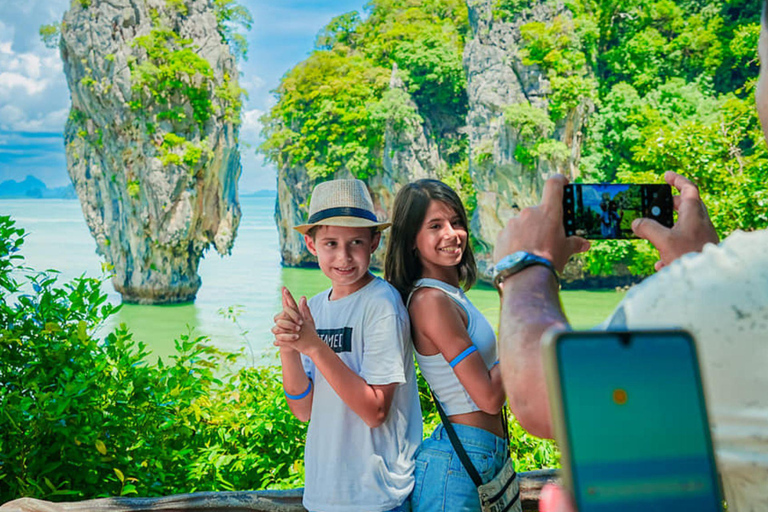 Phuket - James Bond-ön James Bond Island 7 punkter &amp; 6 öar med kanotpaddlingPhuket: James Bond Island Speedboat Tour med kanotpaddling