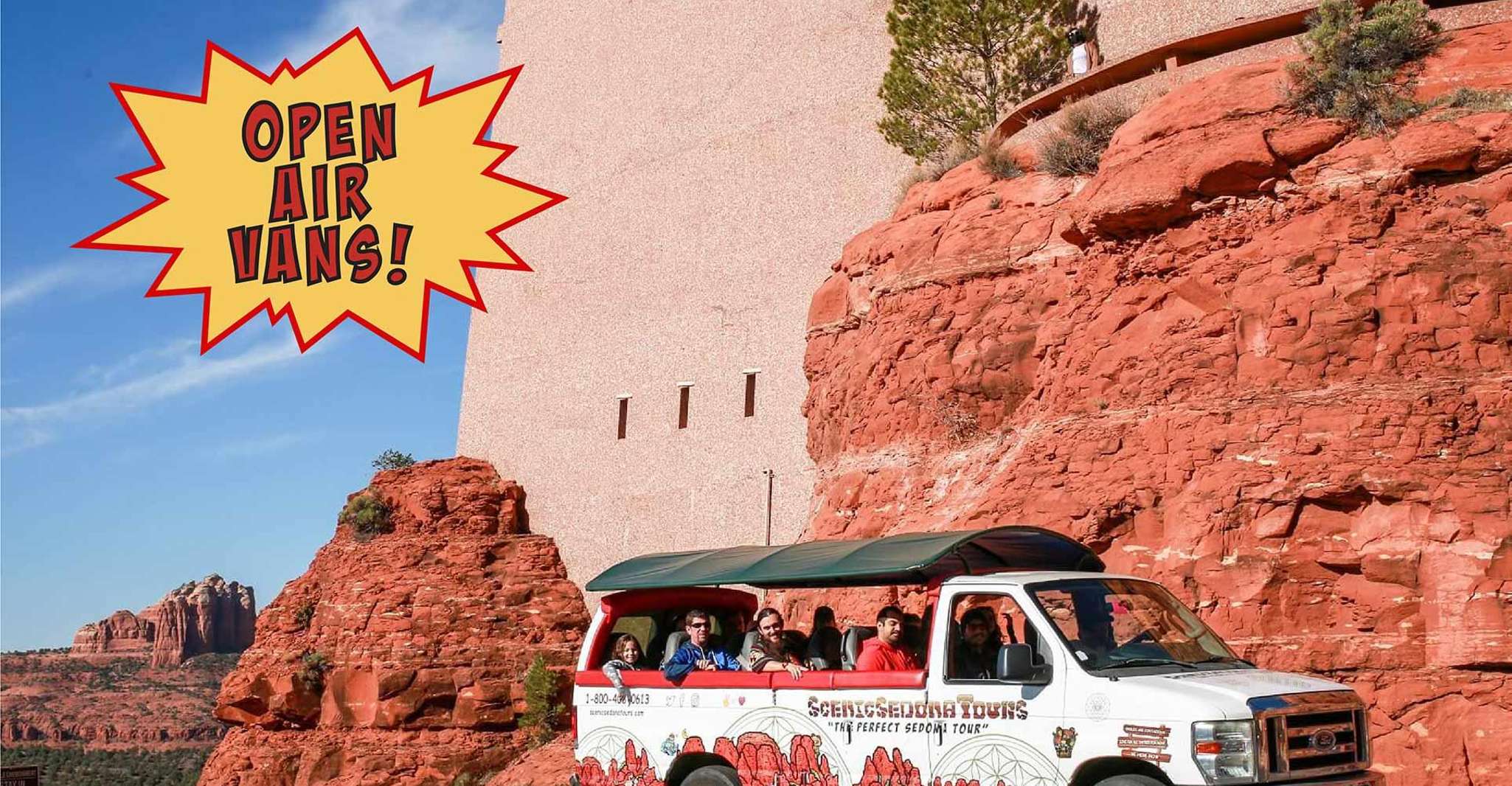 Sedona, Open-Air Van Tour con guida locale e 6 fermate - Hizvo