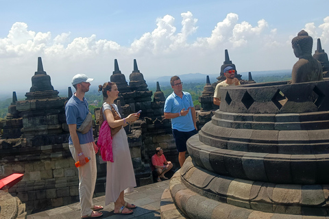 Yogyakarta: Borobudur & Prambanan Tour with structure Access Sunrise Inside Borobudur & Prambanan Temple