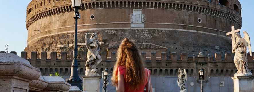 Roma: Hopp over køen privat tur til Castel Sant'Angelo