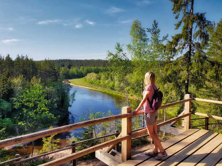 Desde Riga: Excursión de senderismo y turismo por el Parque Nacional de Gauja