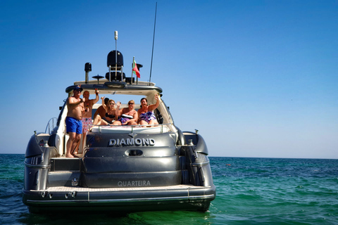 Vilamoura: Custom Private Yacht Cruise with Drinks & Bites Full-Day Cruise