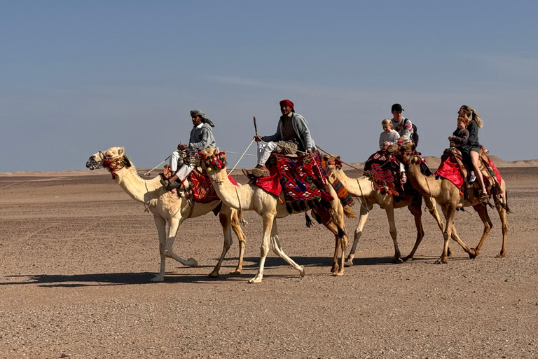 Hurghada: Camel Ride & horse ride and Off-Road Jeep Tour pickup from hotels inside hurghada