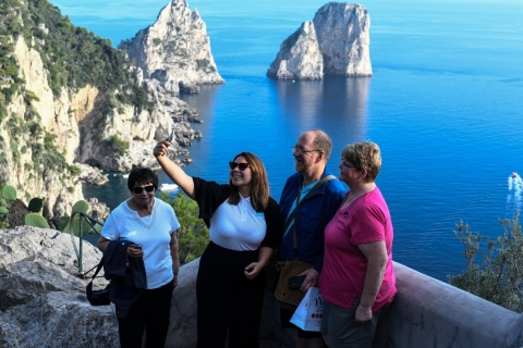 Sorrento: Capri, Anacapri y Villa San Michele Excursión en hidrodeslizador