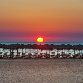 Da Chania: viaggio privato al tramonto alla spiaggia di Falasarna