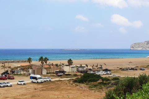 Desde Chania: viaje privado al atardecer a la playa de Falasarna
