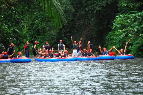 Ubud: Pakerisan Jungle River Tubing Abenteuer mit MittagessenTubing-Abenteuer mit Treffpunkt