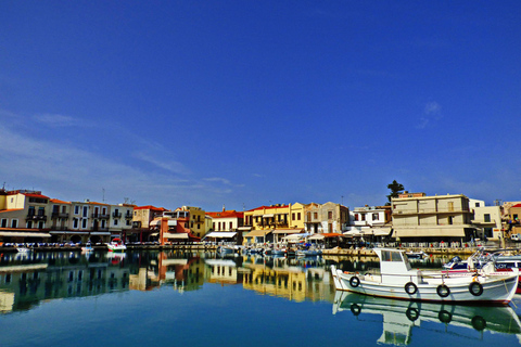 De La Canée: visite privée d'une journée de la ville de Réthymnon et du lac Kournas