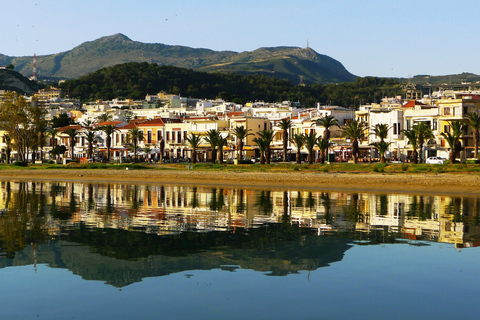 Desde Chania: tour privado de un día por la ciudad de Rethymno y el lago Kournas