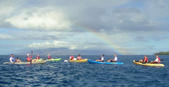 Kayak and Snorkel West Maui at Olowalu