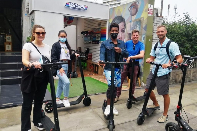 De Miraflores: excursion aller-retour en scooter électrique à Barranco