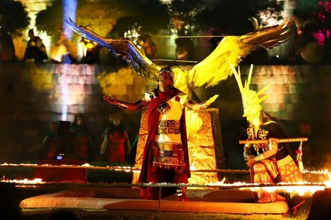 Erlebe eine neue Erfahrung Feuerzeremonie an der Huayllarcocha-Lagune