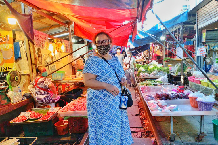 Bangkok: Großer Palast, Schwimmender Markt & Maeklong-MarktKleingruppentour mit Hoteltransfers ab Bangkok