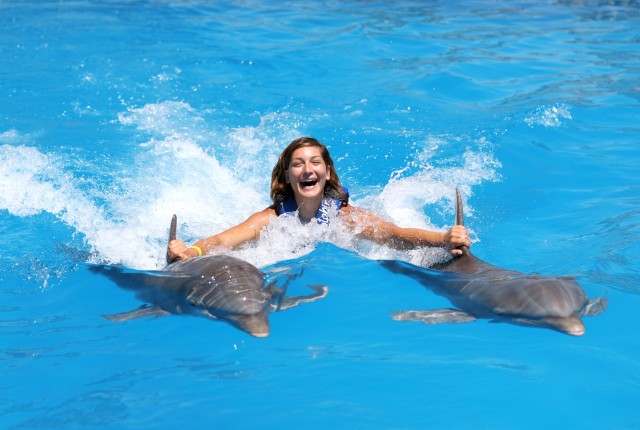 Visit Cozumel Dolphin Royal Swim in Playa del Carmen
