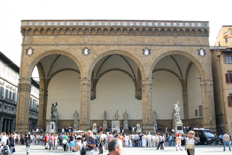 Florens: Piazza della Signoria: Barnens rundvandring