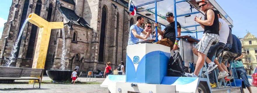 Pilsen : 1h30 de vélo festif avec bière illimitée