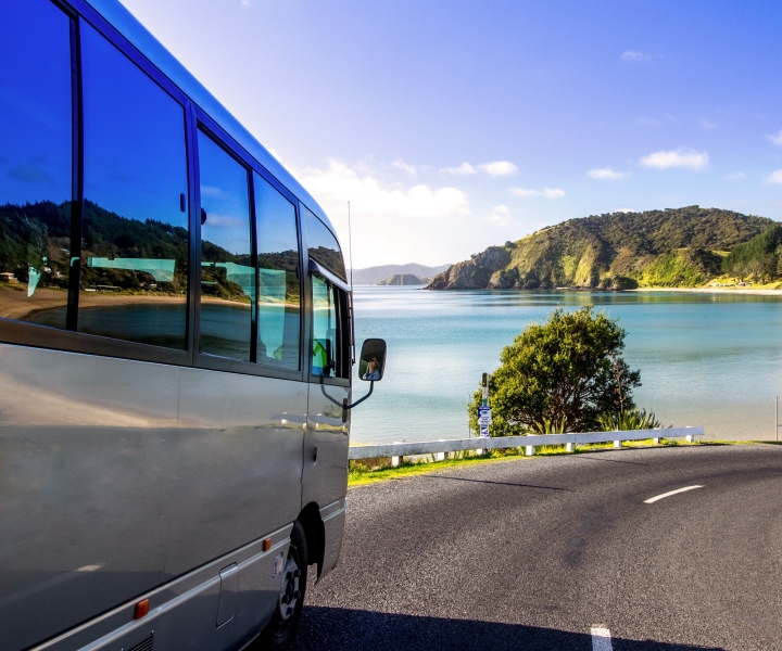 Russell: 1-Hour Sightseeing Tour by Coach & Long Beach