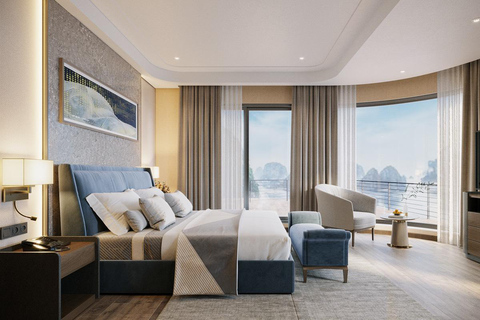 From Hanoi: Ha Long Bay 2-Day Cruise Calista 6 Stars Cruise