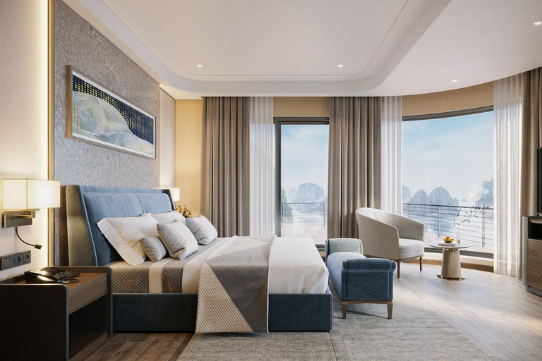 From Hanoi: Ha Long Bay 2-Day Cruise Calista 6 Stars Cruise