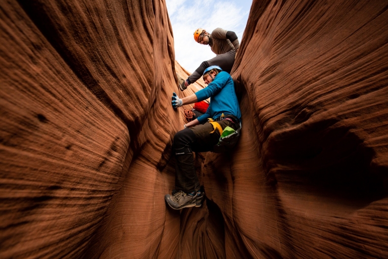 Moab: expérience de canyoning d'une journéeExpérience de canyoning d'une journée complète (prise en charge incluse)
