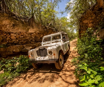 Uxmal: Vintage Land Rover Expedition to Uxmal Cenotes