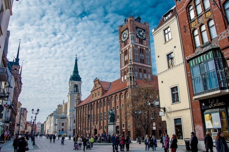 De Gdansk: Private Torun Van et visite à pied