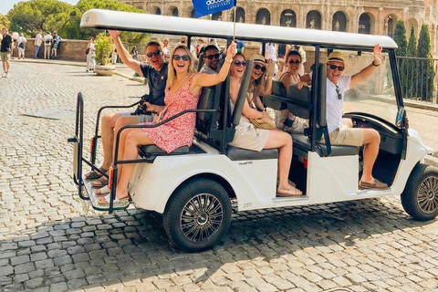 Rome: Explore Top Attractions by Exclusive Golf Cart Tour Private Golf Cart: Explore Top Attractions in Rome