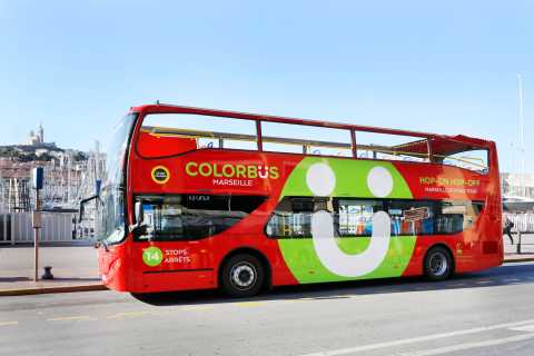 Marseille: Panoramic Tour of by Hop-On Hop-Off Colorbus