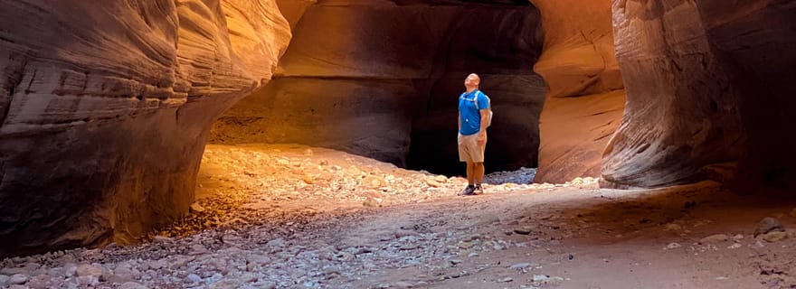 Page/Kanab : Randonnée aventureuse d'une journée à Buckskin Gulch