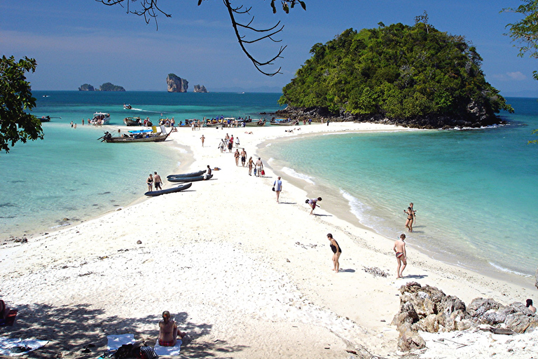 Krabi: 7-Inseln-Sonnenuntergangstour mit BBQ-Dinner und SchnorchelnTreffpunkt am Railay Beach