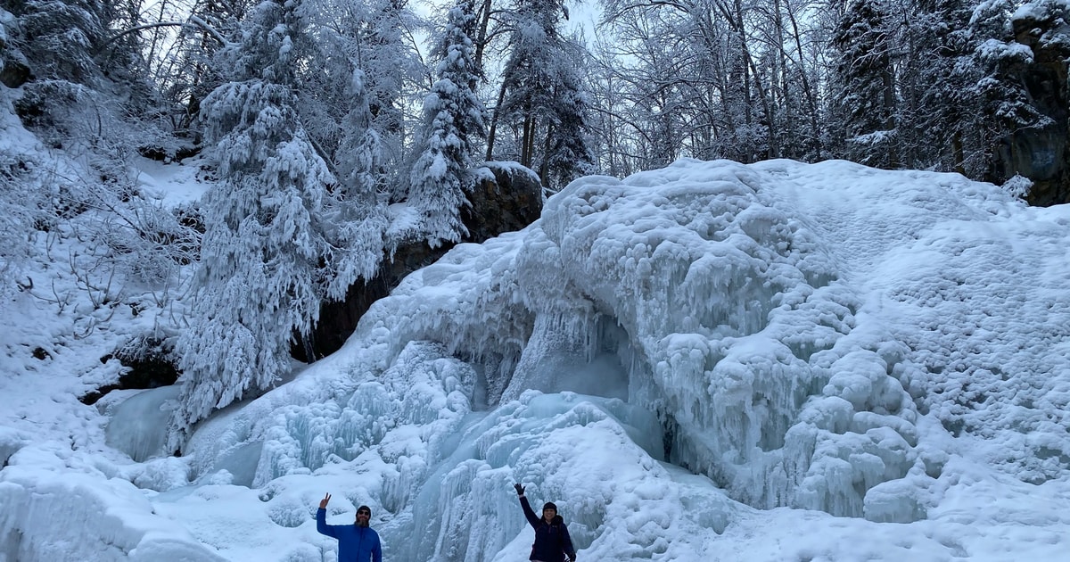 Desde Anchorage recorrido a pie de invierno por el parque estatal