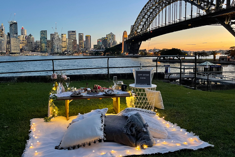 Kirribilli: Prywatny piknik dla 2 osób z widokiem na Sydney Harbour