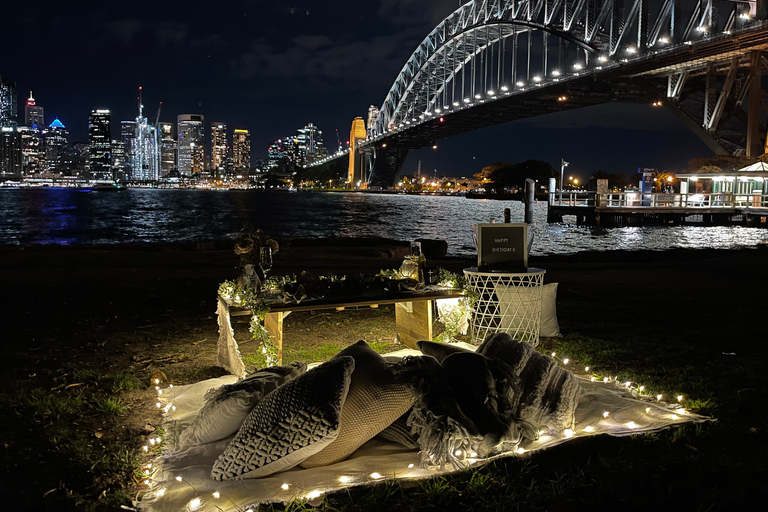 Kirribilli: Privat picknick för 2 med utsikt över Sydneys hamn