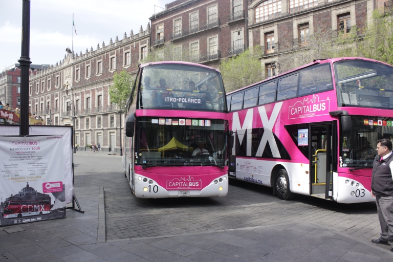 Mexico-stad: hop on, hop off-bustour door de stad