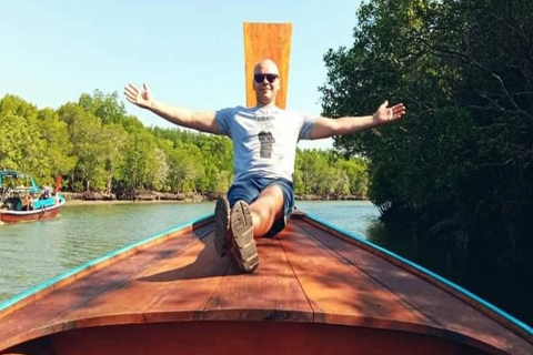Ko Lanta: visite de la mangrove en petit groupe en bateau à longue queue