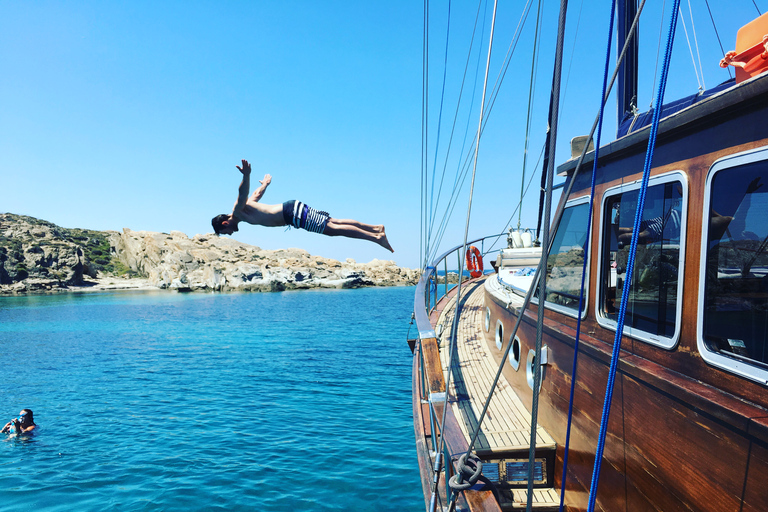 Mykonos: crociera alle isole di Delo e Rhenia con pasto barbecueCrociera senza transfer