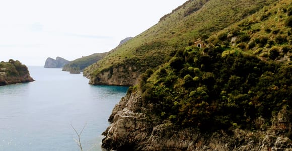 Von Nerano aus: Kajaktour von der sorrentinischen Küste zum Crapolla Fjord