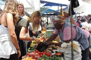 Ab Quito: Gemeinsame Tour durch den indischen Markt von Otavalo und die Rosenfarm