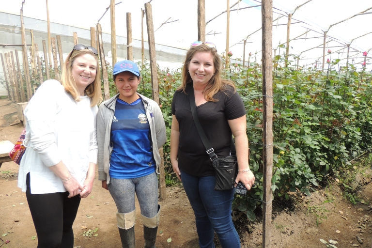 De Quito: visite partagée du marché indien d'Otavalo et de la ferme aux roses
