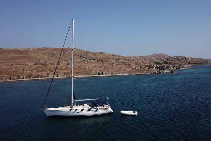 Ab Mykonos: Delos & Rhenia All-Inclusive-Kreuzfahrt mit Mittagessen. Foto: GetYourGuide