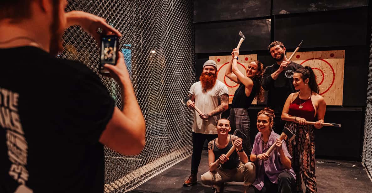 London Urban Axe Throwing Experience Oxford Circus GetYourGuide