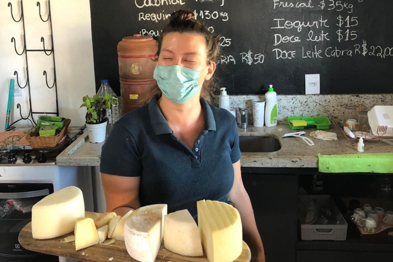 São Paulo : Visite d'une ferme de café et de fromage avec petit-déjeuner et déjeuner