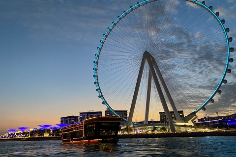 Dubai Marina: Bootsfahrt mit Abendessen in einem traditionellen Boot