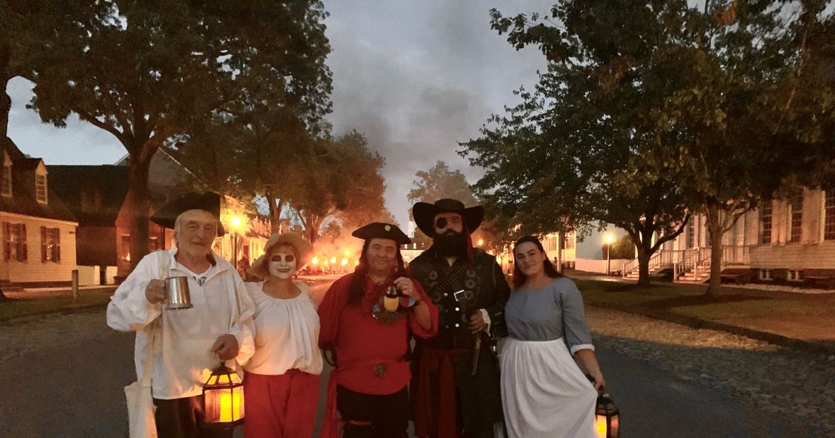 Williamsburg spookachtige spoken, heksen en piraten Tour GetYourGuide
