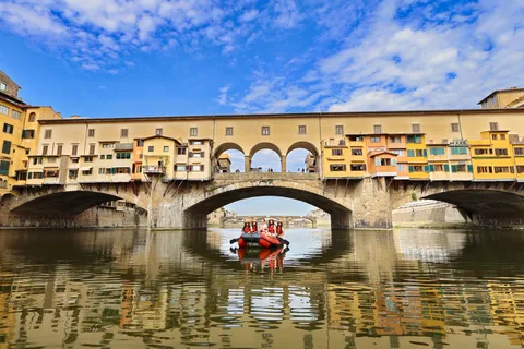 Florence : Pont de Pontevecchio et croisière en rafting City Sights