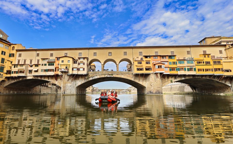 フィレンツェ：ポンテヴェッキオ橋と街の名所ラフティング クルーズ