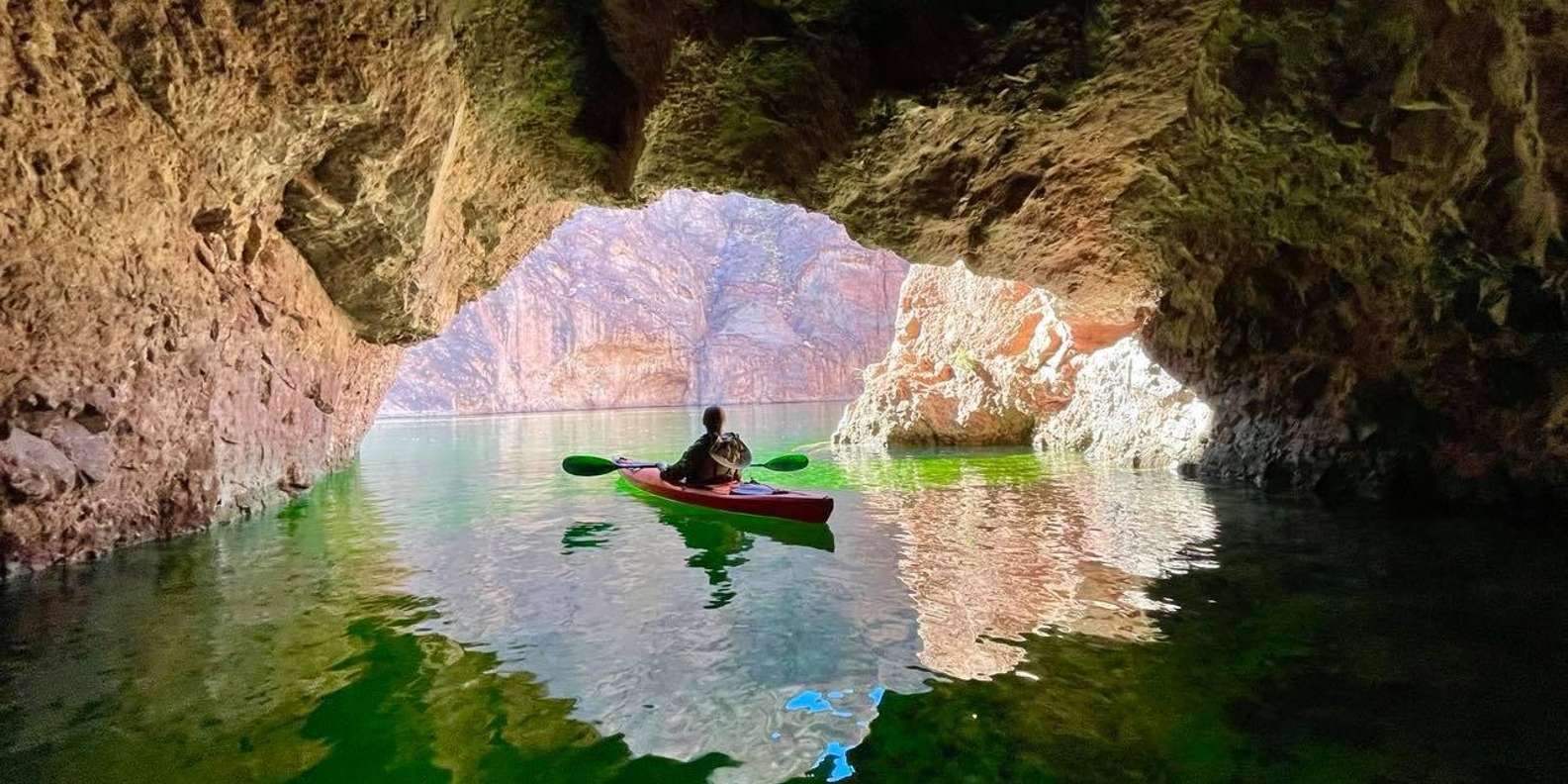 LVCKC moonlight kayak tour, Colorado River Black Canyon
