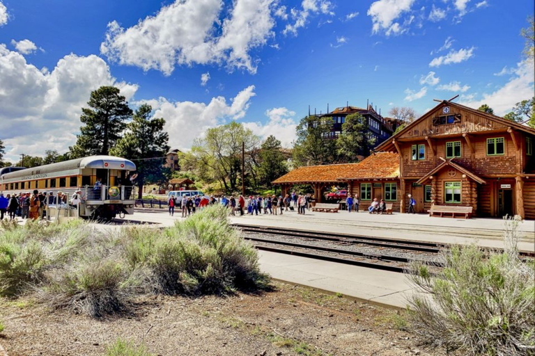 Williams: Grand Canyon Railway Tickets with Guided Bus Tour First Class Train Ticket + Bus Tour with Lunch